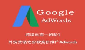 跨境电商－(初阶1)外贸营销之谷歌竞价推广Adwords视频课程