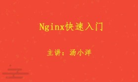 Nginx快速入门视频课程