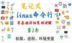 零基础Linux命令详细案例讲解课程（第2季共5季）--权限、环境变量、进程、文件查找