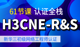 【H3CNE】星火计划 路由交换 新华三认证网络工程师 理论项目实战