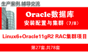 Oracle11gR2RAC+WebLogic集群6节点项目