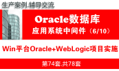 Oracle数据库及中间件项目实施专题（系统集成工程师）