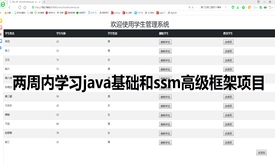 java基础与项目精彩教学