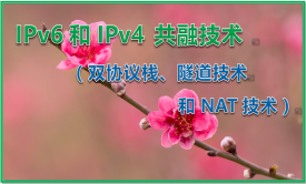 IPv6和IPv4 共融技术（双协议栈、隧道技术和NAT技术等）