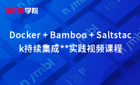Docker + Bamboo + Saltstack持续集成**实践视频课程