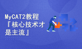 MyCAT2实战应用教程（三小时轻松掌握Mycat核心）